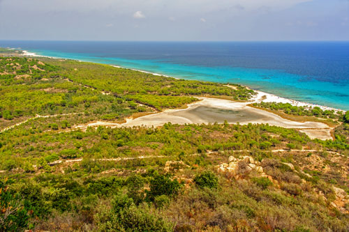 Bidderosa Blick vom Aussichtspunkt