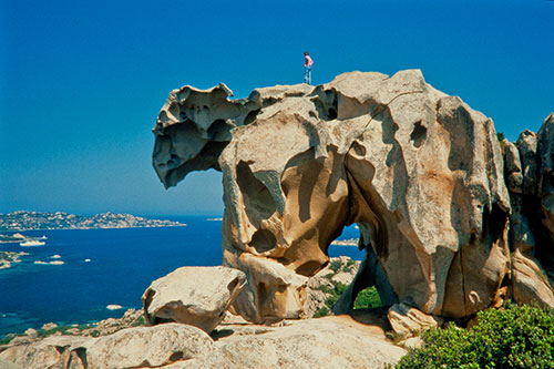 der Bärenfels am Capo d'Orso