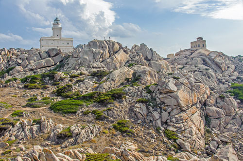 Capo Testa, Leuchtturm