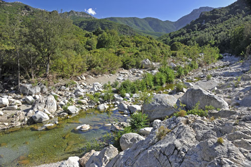 Gola su Gorroppu, Wanderung im Flußtal