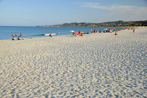 am Strand von La Caletta