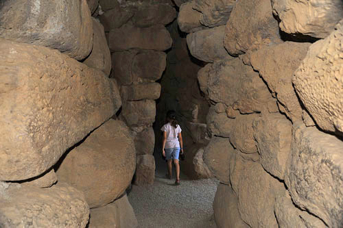Nuraghe Losa, Innerer Gang