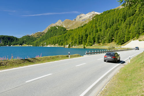 auf dem Weg zum Maloja-Paß