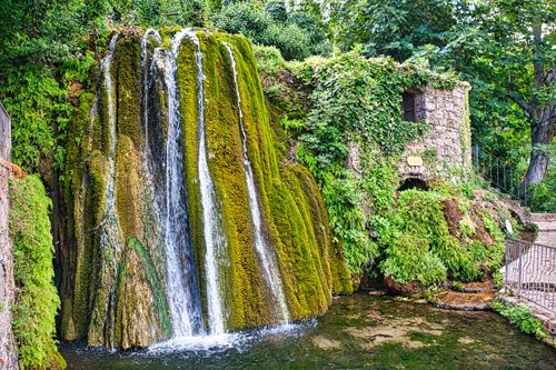 Sadali, Wasserfall und Mühle